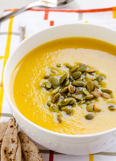 Deliziosa zuppa di zucca