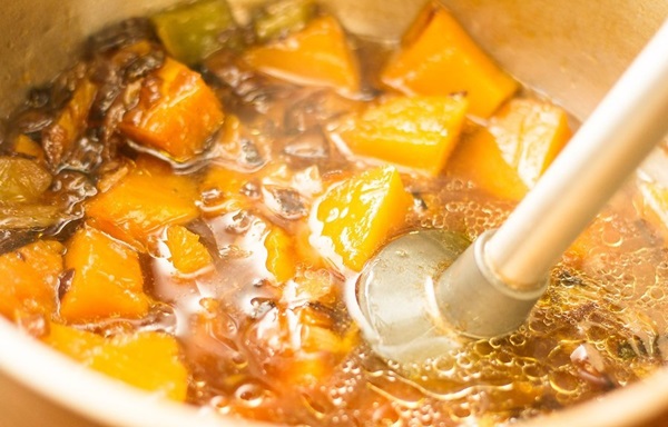 Deliziosa zuppa di zucca
