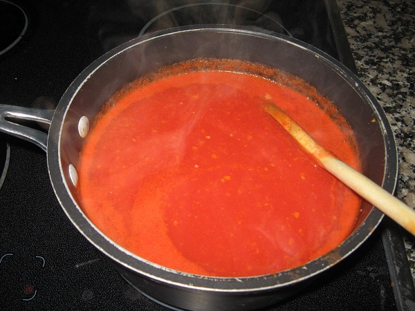 Succo di pomodoro per l'inverno