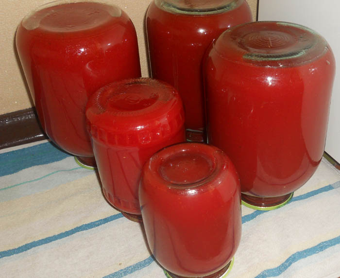 Succo di pomodoro per l'inverno