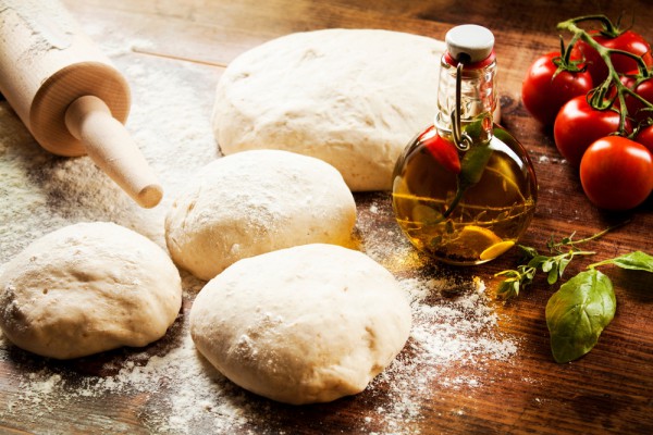 un sacco di pasta per pizza