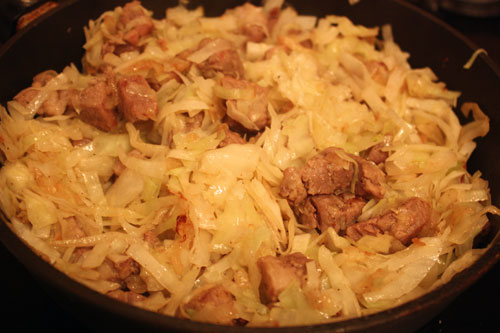cavolo con pollo