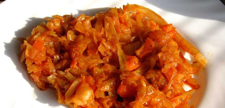 Cavolo arrostito con funghi