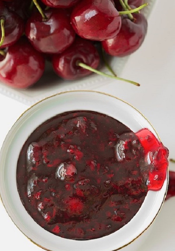 Jam-cinque minuti ciliegia