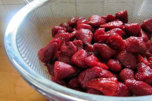 Confettura di fragole alla menta
