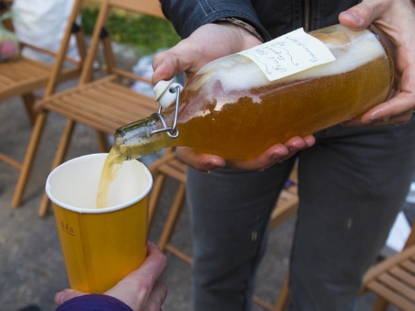Vino fatto in casa dalle mele