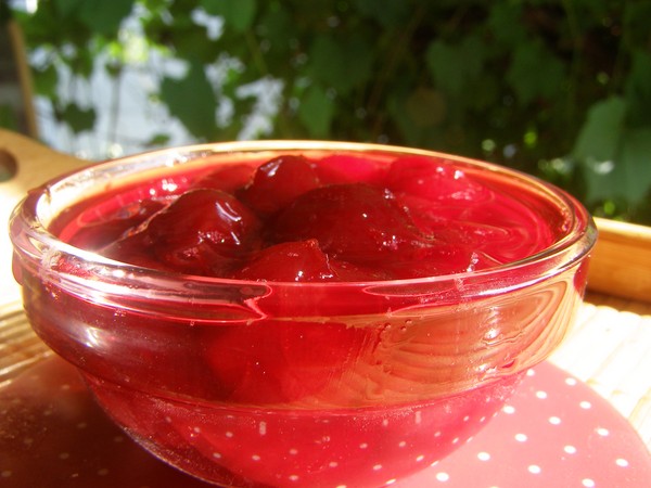 Ciliegie in inverno - ricette - marmellata con semi e senza semi, briefing di cinque minuti, marmellata, gelatina senza gelatina, composta di ciliegie