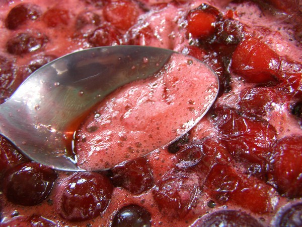 Ciliegie in inverno - ricette - marmellata con semi e senza semi, briefing di cinque minuti, marmellata, gelatina senza gelatina, composta di ciliegie