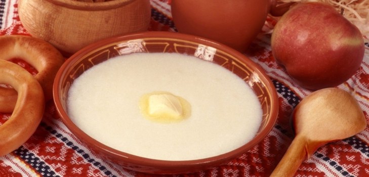 un piatto di porridge