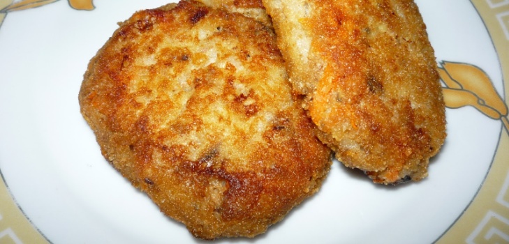 cotolette su una piastra
