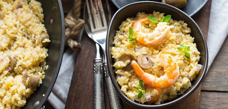 Ricetta squisita per la pasta con gamberi
