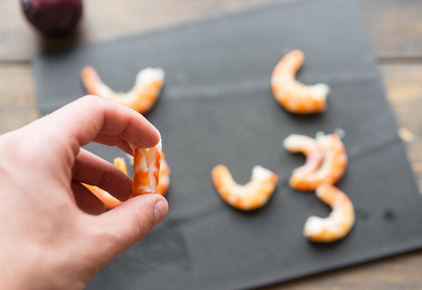 Ricetta squisita per la pasta con gamberi