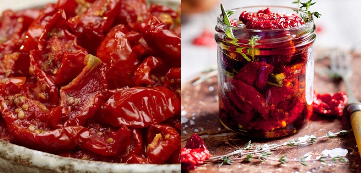 Pomodori essiccati al sole, ricette a casa. Come preparare pomodori essiccati al sole in un essiccatore di verdure, forno, per l'inverno