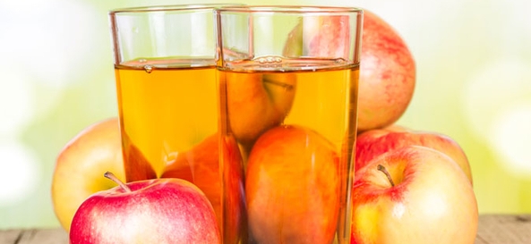 Succo di mele per l'inverno