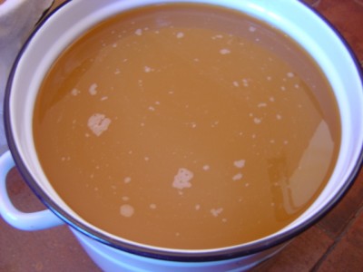 Succo di mele per l'inverno