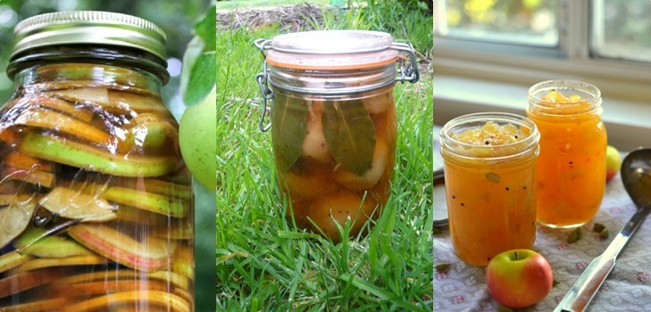 Mele per l'inverno nelle banche - billette e ricette - ammollo e spicchi, composta, marmellata, billette. Come mantenere le mele in inverno a casa