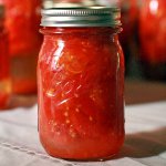 Blanks di pomodori per l'inverno