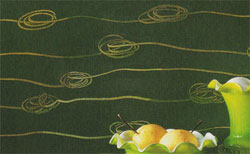 Decorazione murale decorativa: tecnica a sgraffito Decorazione murale decorativa: tecnica a sgraffito