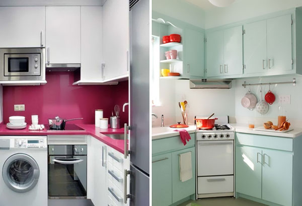 Piccola cucina: quattro design segreto elegante