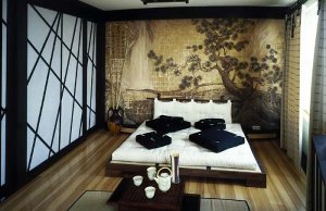 Camera da letto in stile giapponese