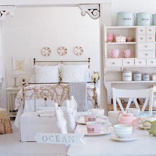 Stile Shebbie chic all'interno Stile Shebbie chic all'interno