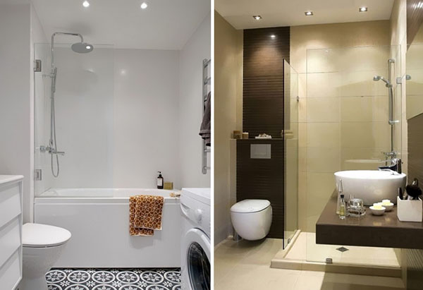 TOP-4 modi per aumentare visivamente un piccolo bagno