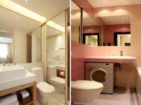 TOP-4 modi per aumentare visivamente un piccolo bagno