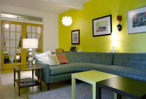Colore verde all'interno