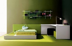 Colore verde all'interno