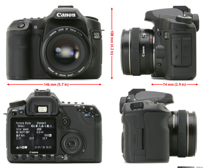 Fotocamera digitale Canon EOS 40D