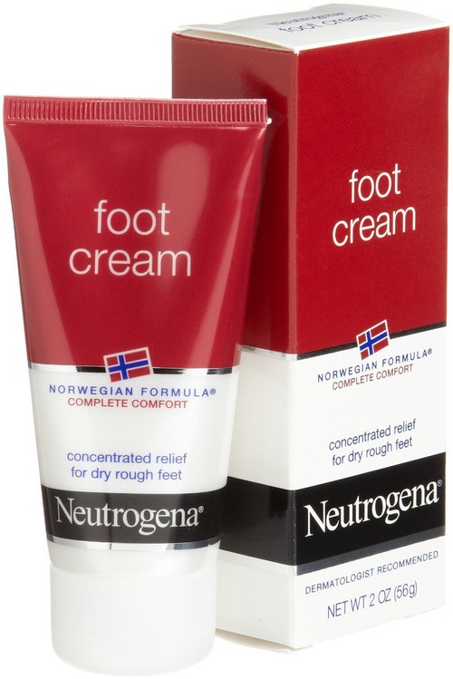 tubo di crema per i piedi